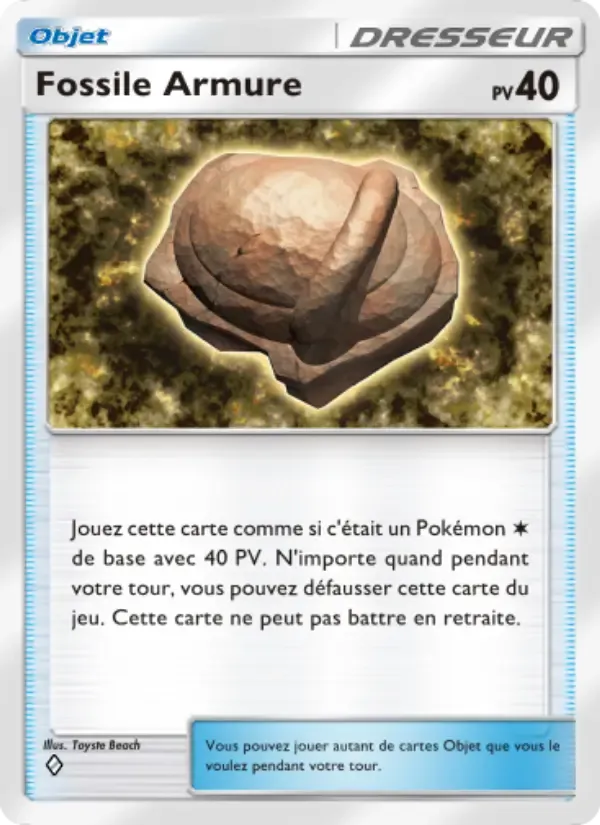 Carte Armor Fossil en Français