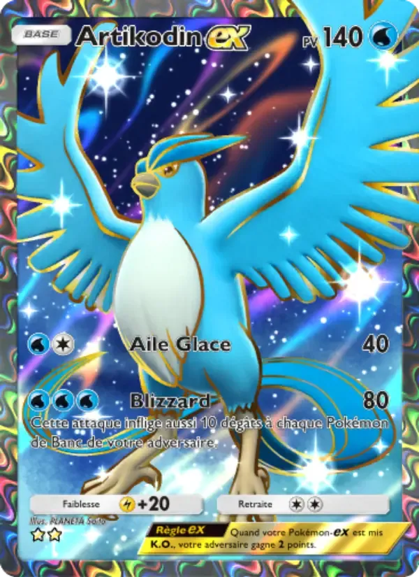 Articuno ex card in French