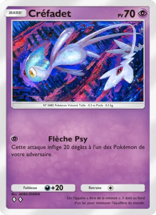 Azelf card in French