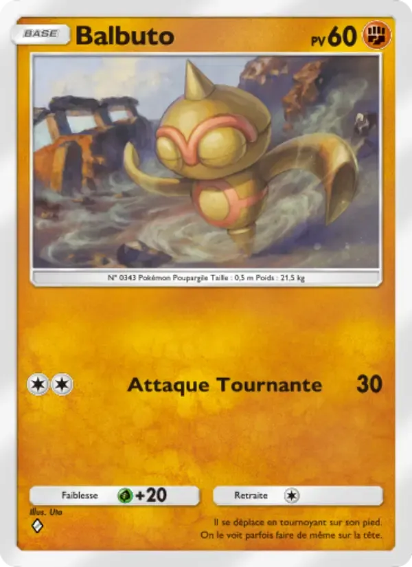 Baltoy card in French