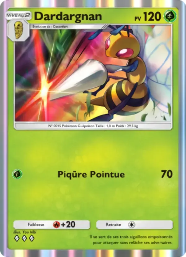 Carte Beedrill en Français