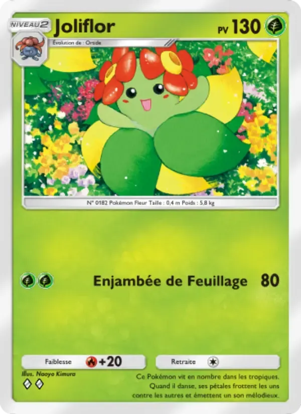 Bellossom card in French