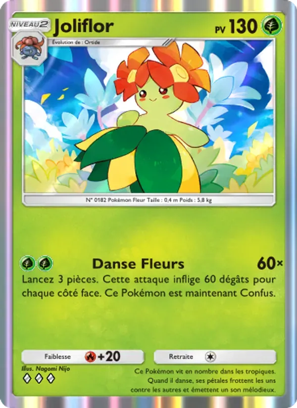 Bellossom card in French