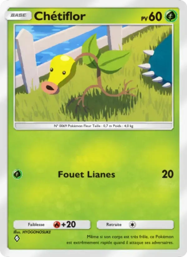 Bellsprout card in French