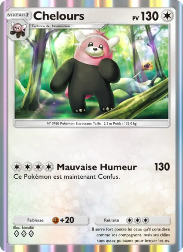 Bewear card in French