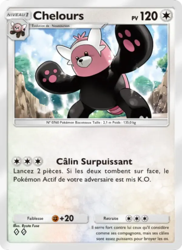Bewear card in French