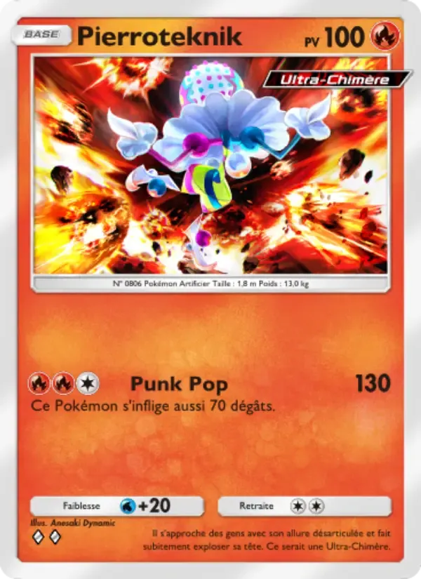 Blacephalon card in French