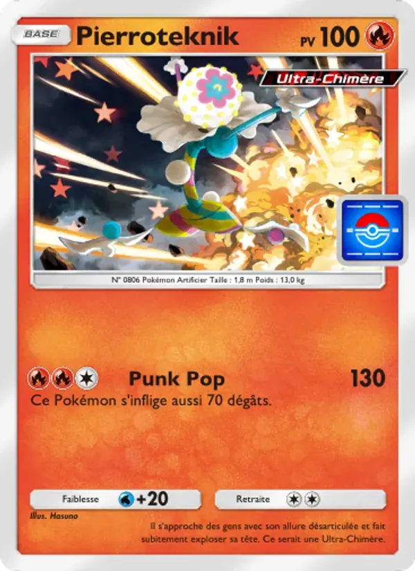 Blacephalon card in French