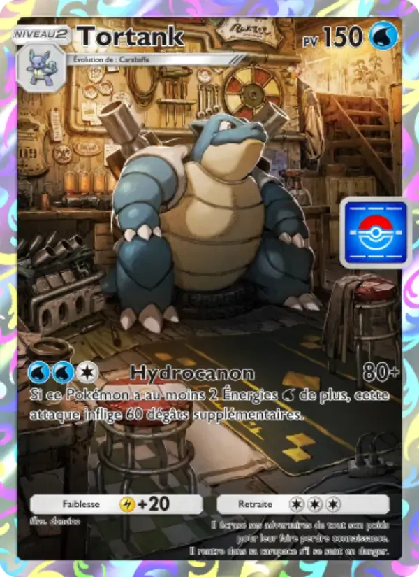 Blastoise card in French