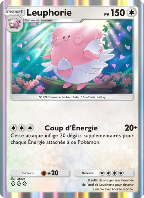 Blissey card in French