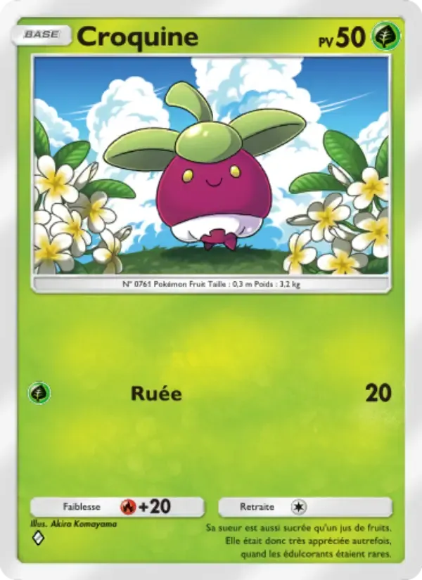Bounsweet card in French
