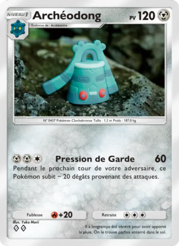 Bronzong card in French