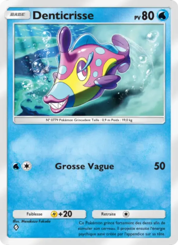 Bruxish card in French