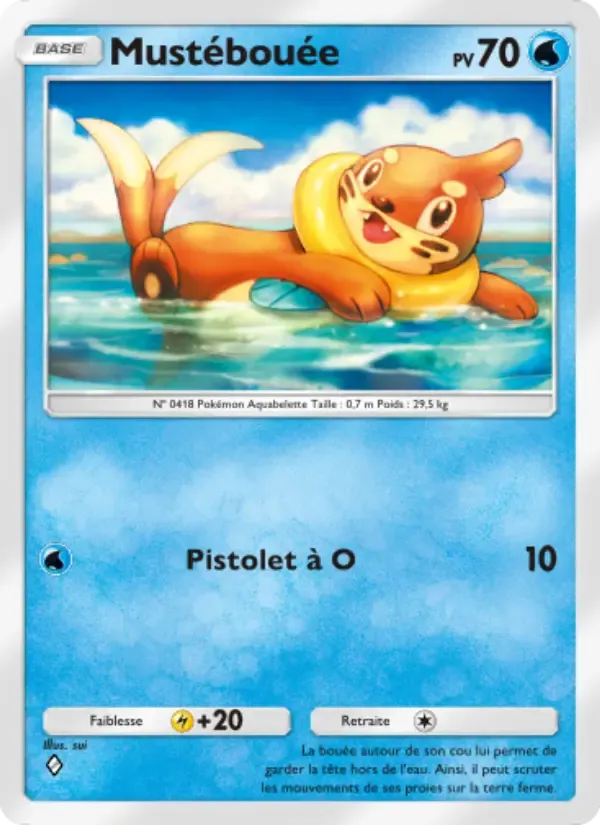 Buizel card in French