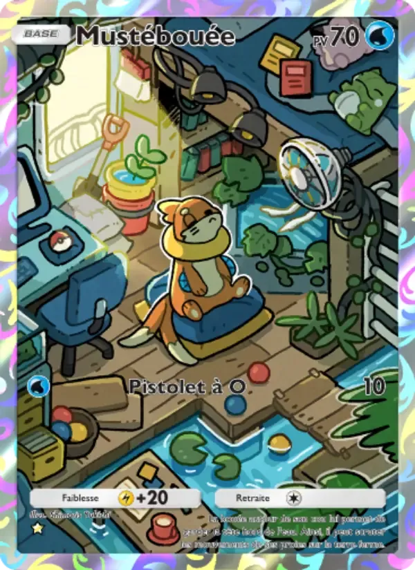 Buizel card in French