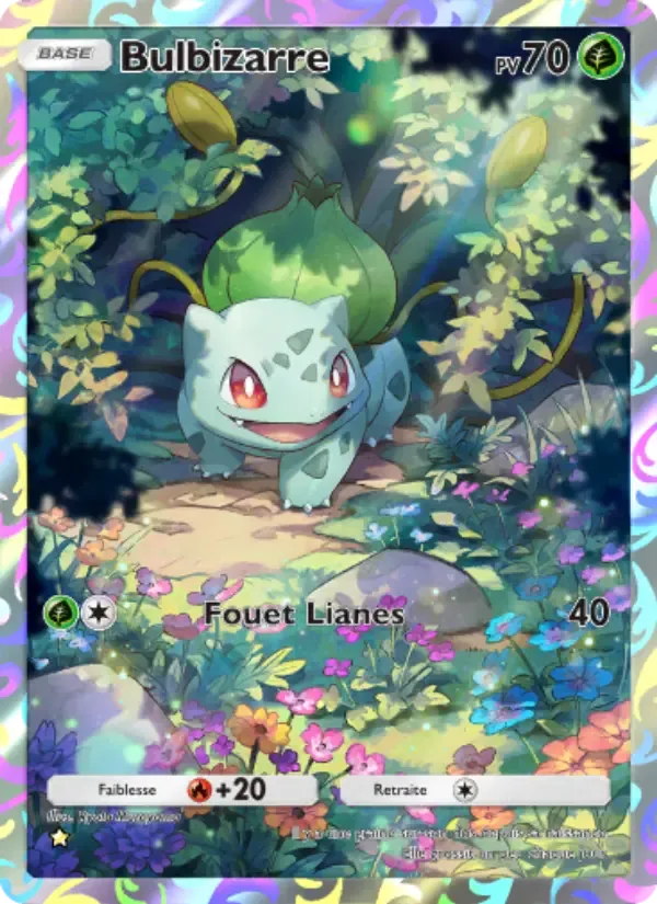 Bulbasaur card in French