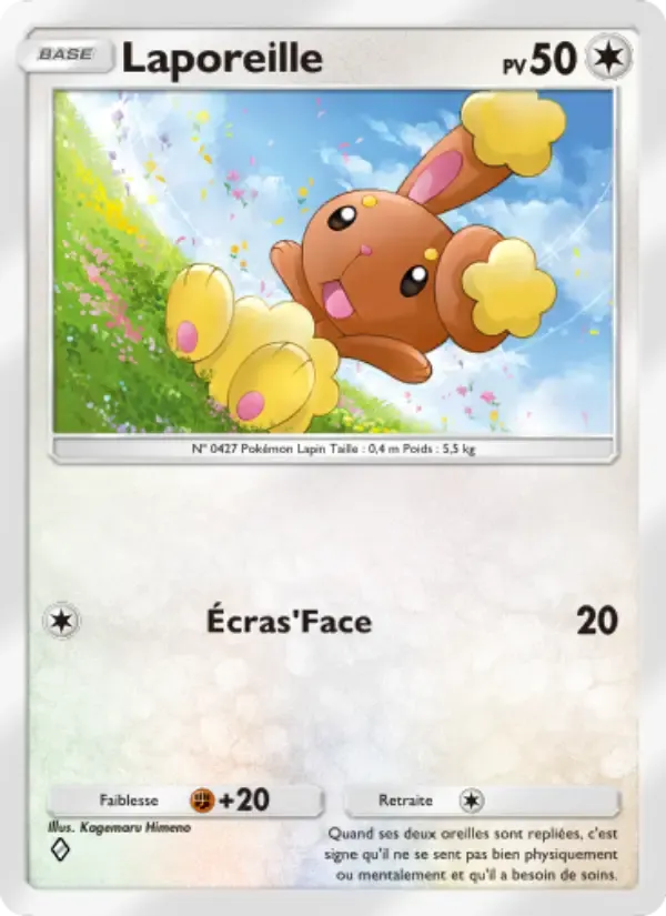 Buneary card in French