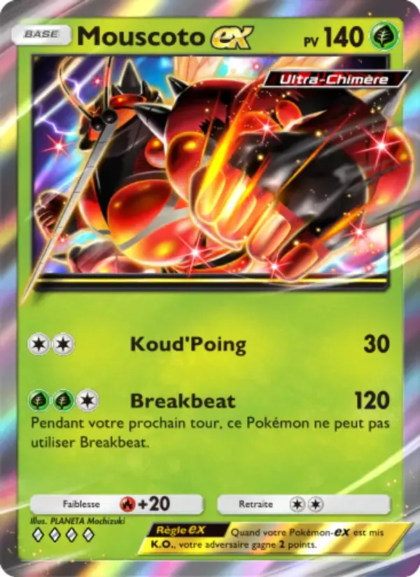 Buzzwole ex card in French