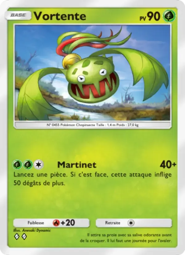 Carnivine card in French