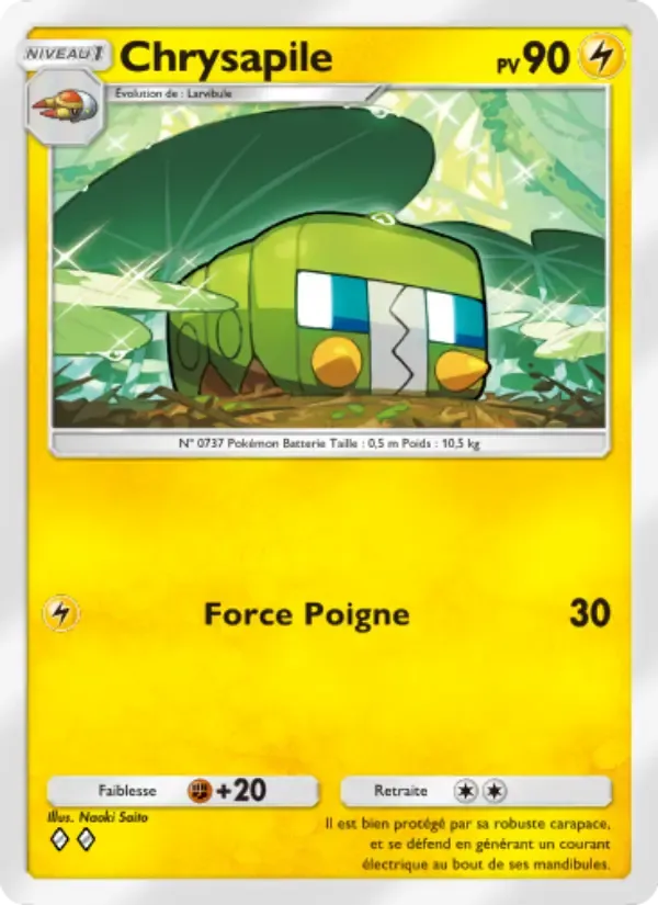 Charjabug card in French