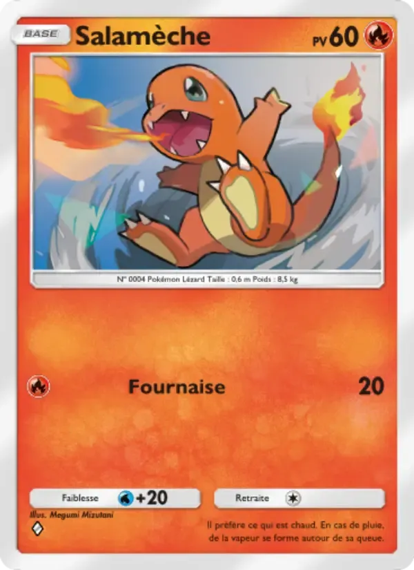 Charmander card in French