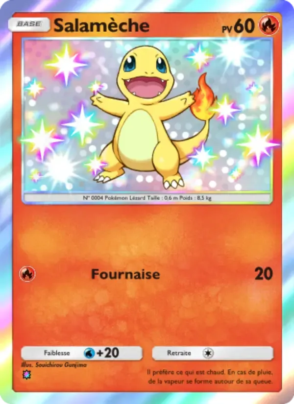 Charmander card in French