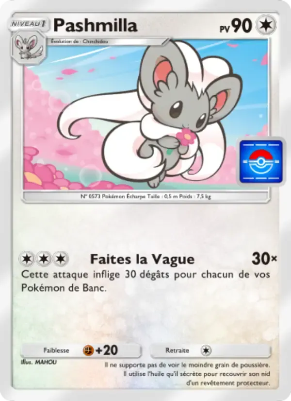 Cinccino card in French