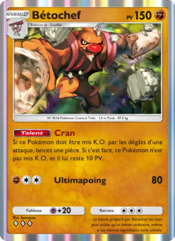 Conkeldurr card in French