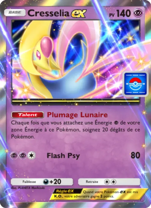 Carta di Cresselia ex in Francese