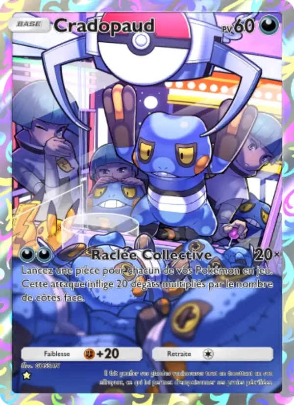 Croagunk card in French