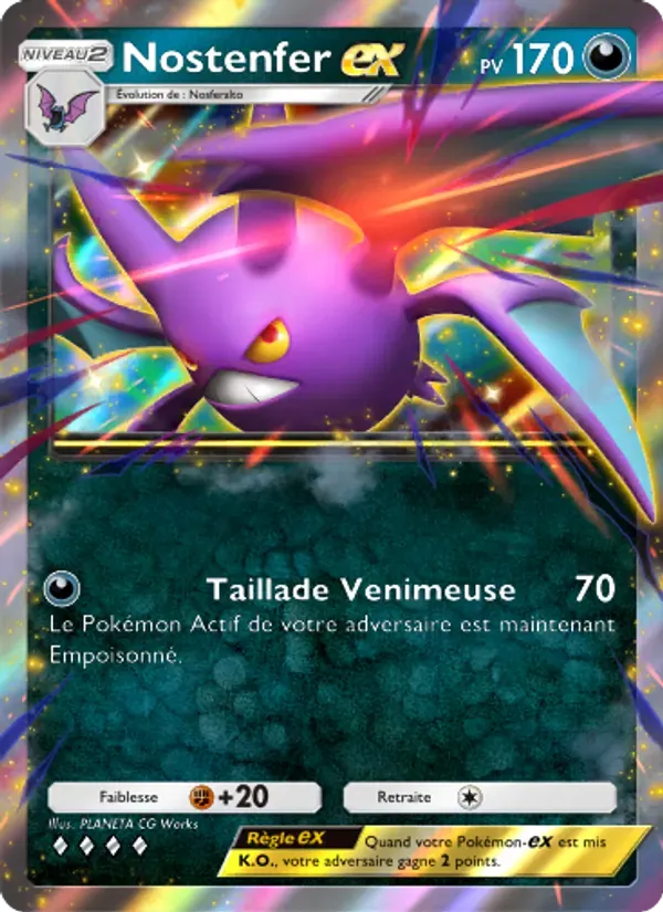 Crobat ex card in French