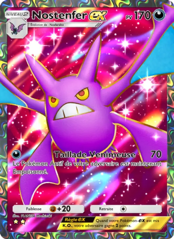 Crobat ex card in French