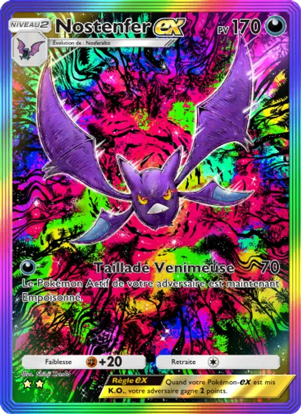 Crobat ex card in French