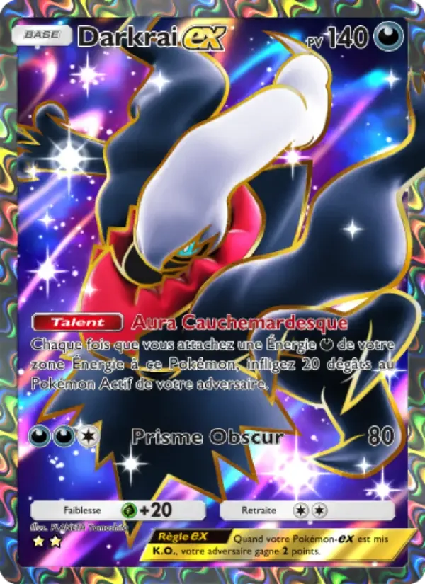Darkrai ex card in French