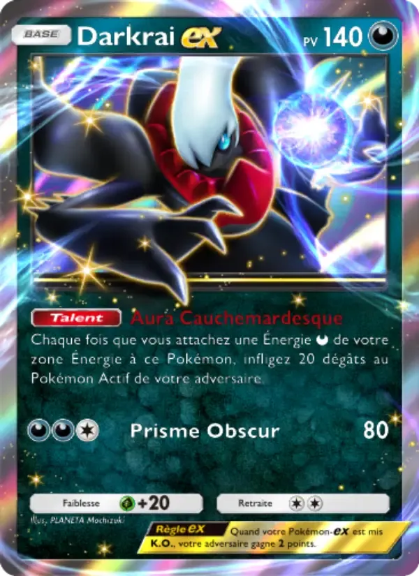 Darkrai ex card in French