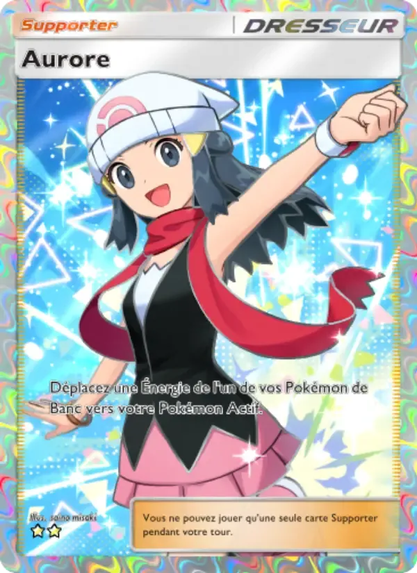 Dawn card in French