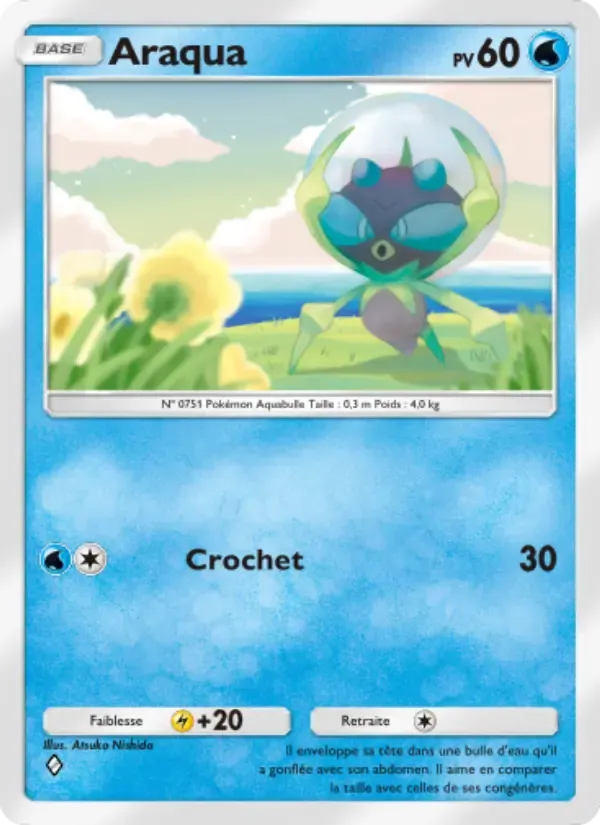 Dewpider card in French