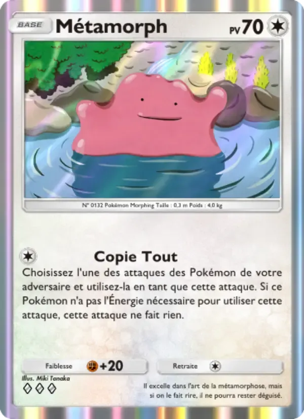 Ditto card in French