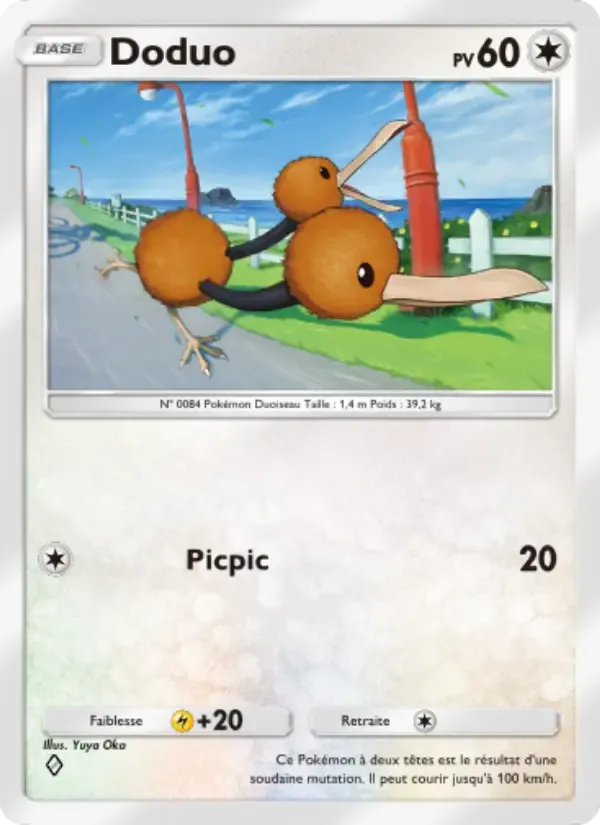 Doduo card in French