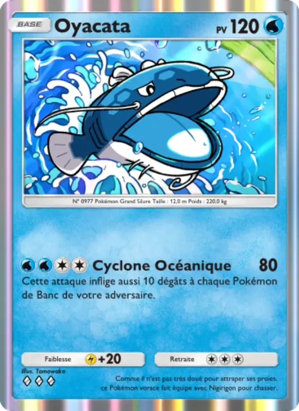 Dondozo card in French
