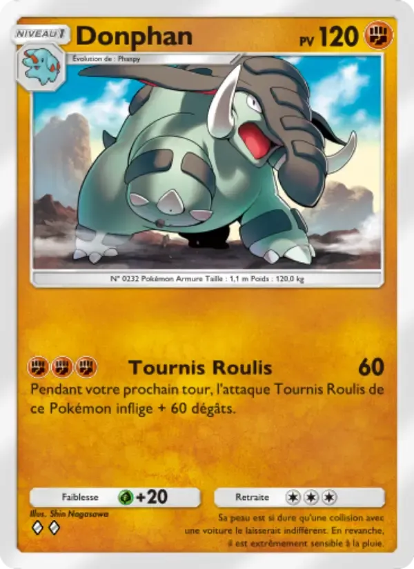 Donphan card in French