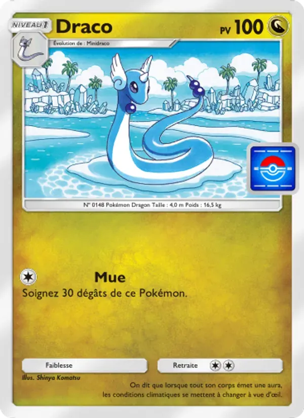 Dragonair card in French