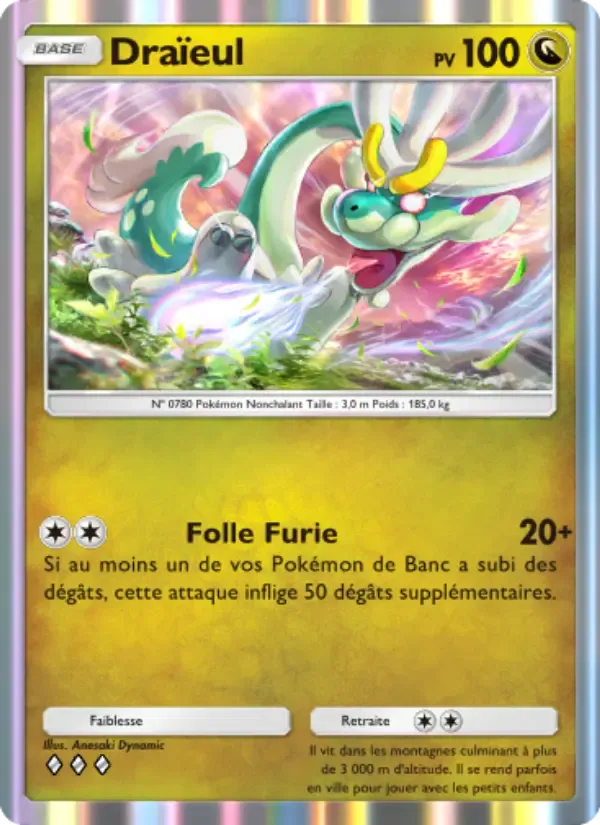 Drampa card in French