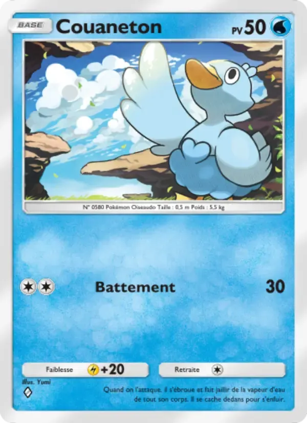 Ducklett card in French
