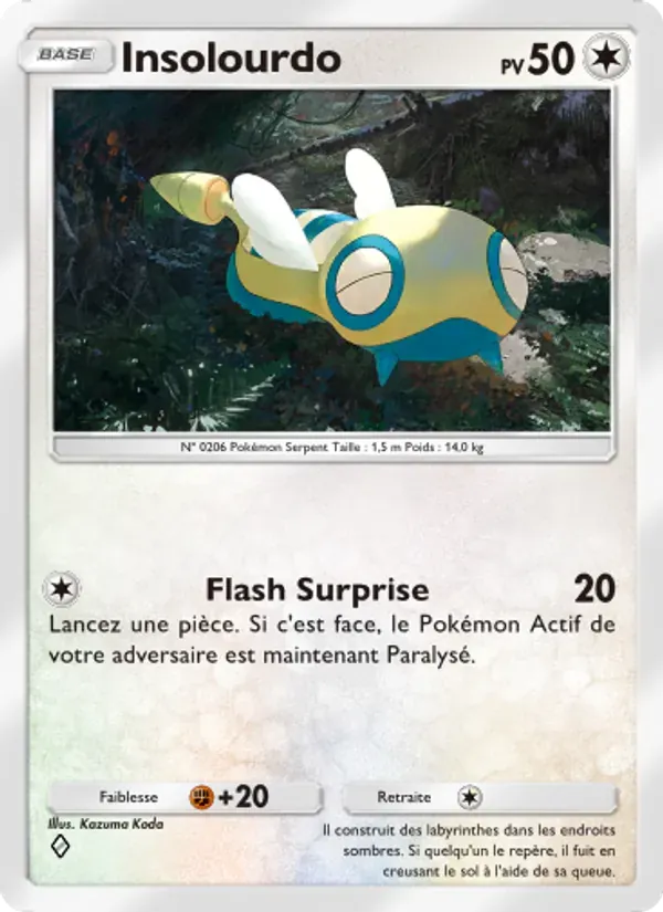 Dunsparce card in French
