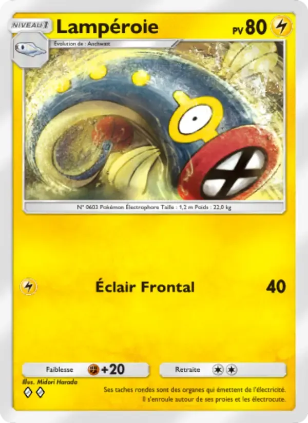 Eelektrik card in French