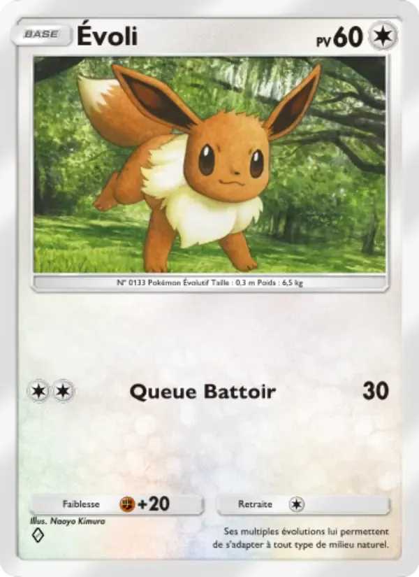 Eevee card in French