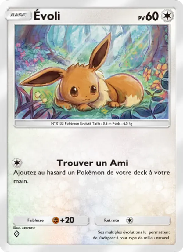 Eevee card in French