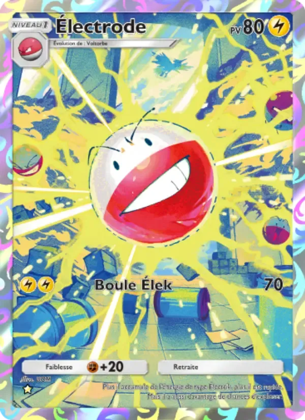 Electrode card in French