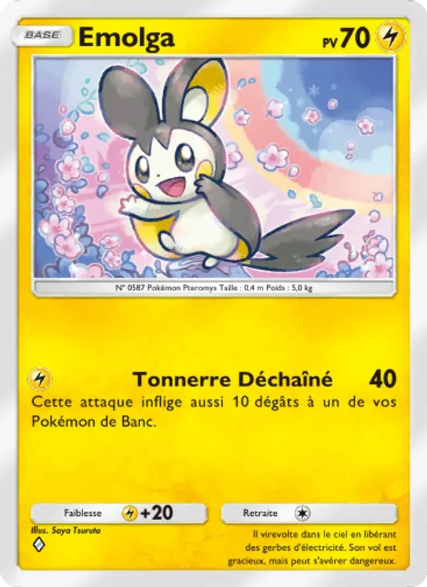 Emolga card in French